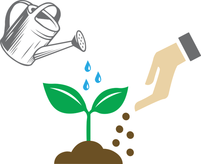 Vektor für Pflanzen düngen