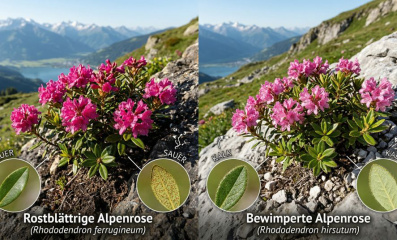 Alpenrose bestimmen und im Garten pflanzen